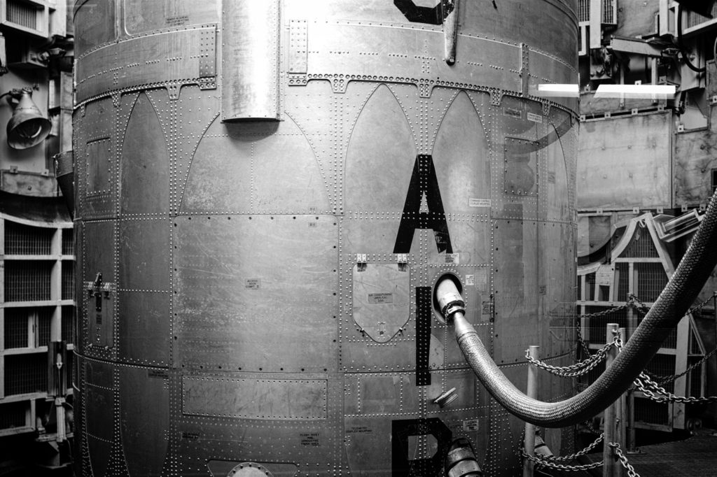 Die letzte Titan II, eine Atomrakete, im Silo. Die durfte in "Star Trek - First Contact" die "Phoenix" geben  (Titan II Missile Museum, Green Valley, AZ)