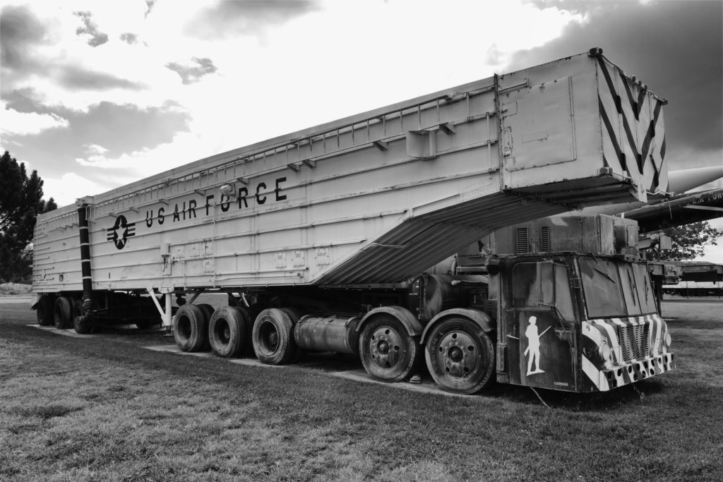 Transporter für Minuteman-Raketen, im Museum der Hill AFB, Nähe Cliearfield, UT
