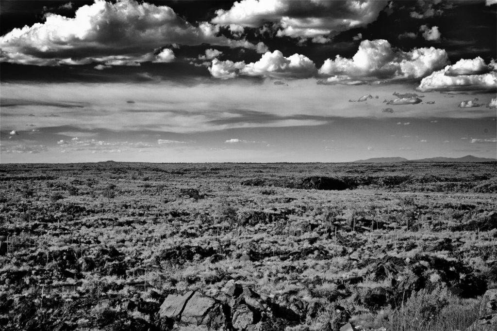 Das Valley of Fires, zwischen Alamogordo, NM und der Jornada del Muerto